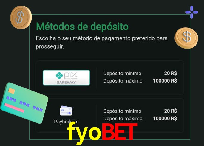 O cassino fyobet oferece uma grande variedade de métodos de pagamento